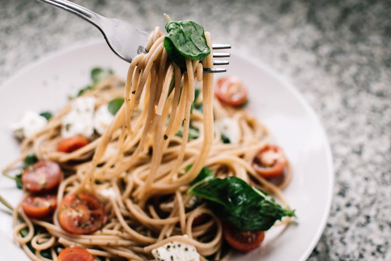 Fresh pasta — one of many delicious options at Vista's restaurants