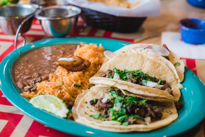Authentic street tacos — a San Diego staple